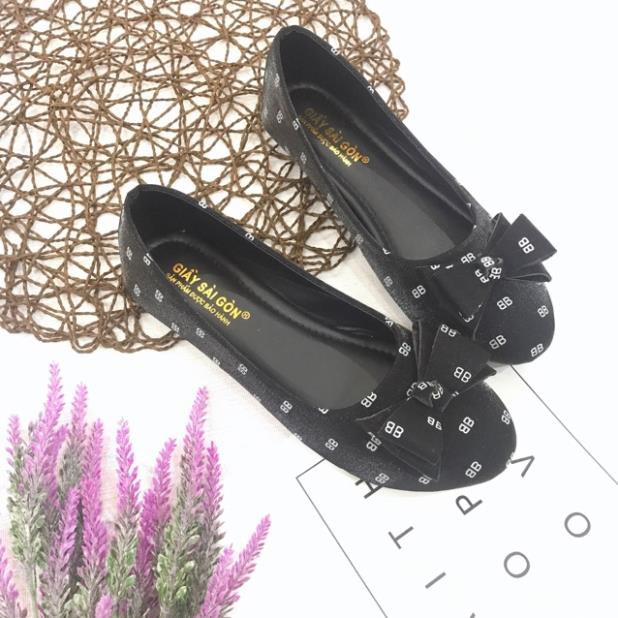 [Hình thật] Giày bệt búp bê nữ đính nơ xinh xắn_B1 | BigBuy360 - bigbuy360.vn