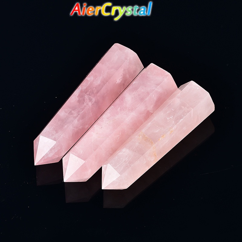 Đá Thạch Anh Tự Nhiên Màu Hồng Xinh Xắn