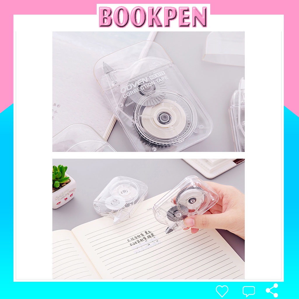 bút xóa kéo băng phong cách Basic Bookpen