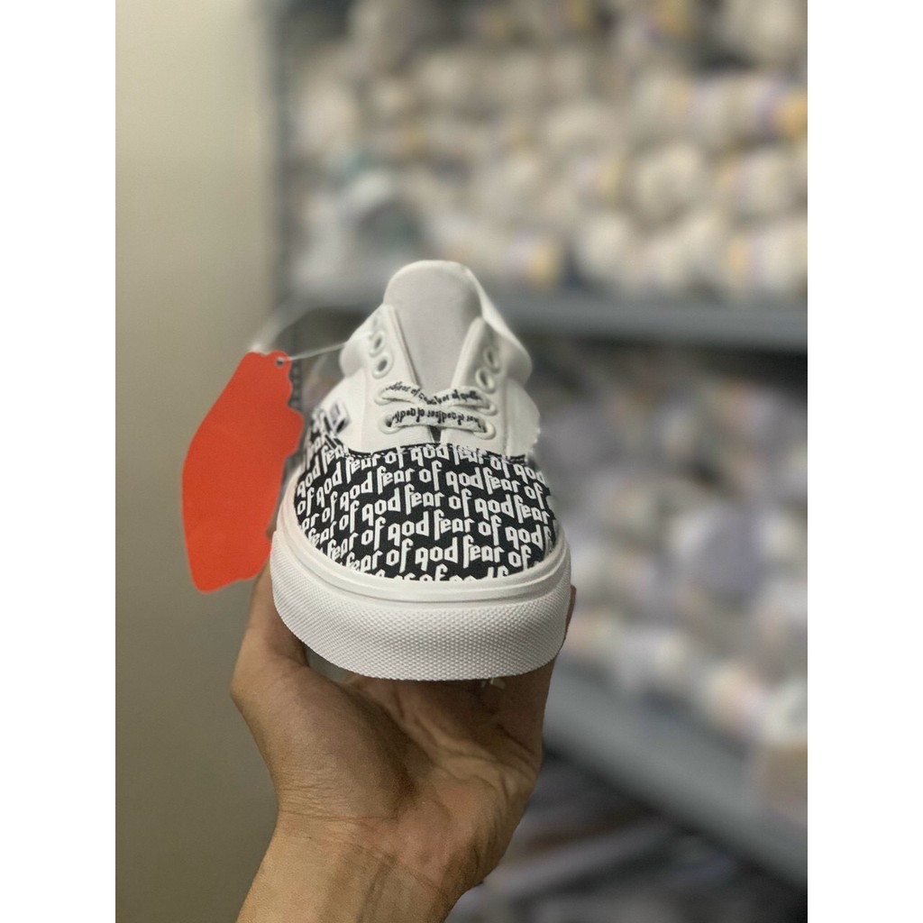 ẢNH THẬT - GIÀY VANS FOG FEAR OF GOD 1:1 SC LÓT TRẮNG DA THẬT  ( full box + freeship )