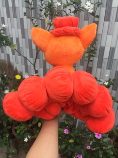 Gấu bông pokemon cáo 6 đuôi Vulpix lửa 35-43cm