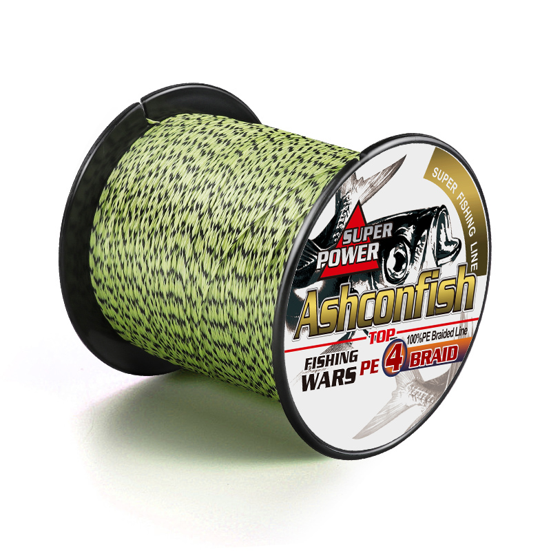 Cuộn Dây Câu Cá Bện 4 Sợi Ashconfish 300M