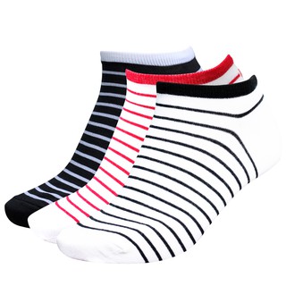 Combo 3 đôi tất nữ Cotton kẻ sọc thời trang DonaKein