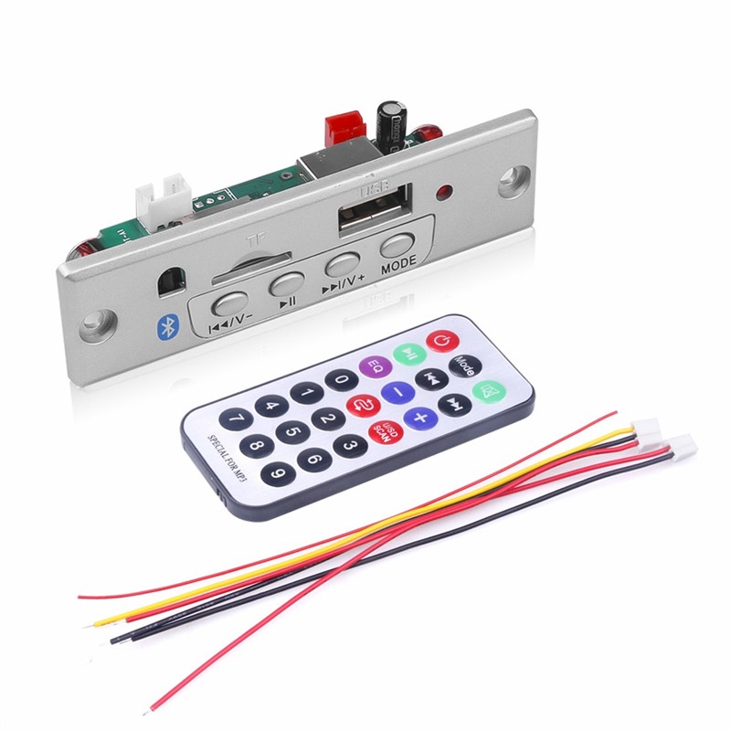 Máy nghe nhạc MP3 DC 12V Bluetooth cho xe hơi