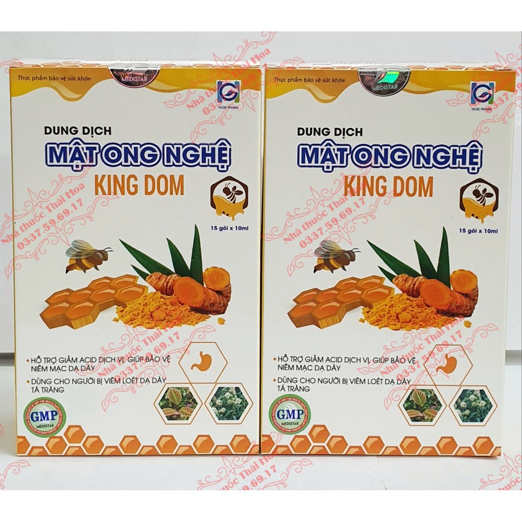 DUNG DỊCH MẬT ONG NGHỆ KINGDOM - GIẢM ACID DỊCH VỊ - HỔ TRỢ VIÊM LOÉT DẠ DÀY