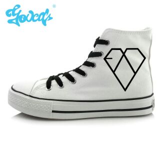 Giày vẽ tay EXO cao cổ