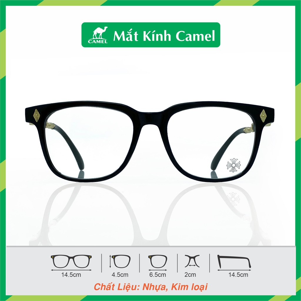 Kính mắt CH thời trang cao cấp Nam Nữ [Hot Trend] Gọng kính giả cận vàng | BigBuy360 - bigbuy360.vn