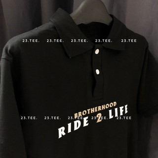 Áo thun có cổ Biker (100% ảnh thật)