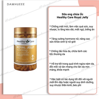 Nhau thai cừu Úc Healthy Care đẹp da