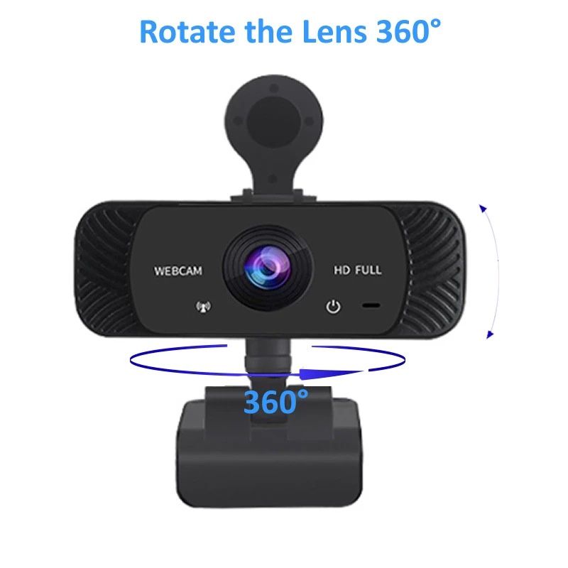 Camera máy tính W19, tự động lấy nét, khử tiếng ồn cho webcam cuộc gọi video trực tiếp, có microphone | BigBuy360 - bigbuy360.vn