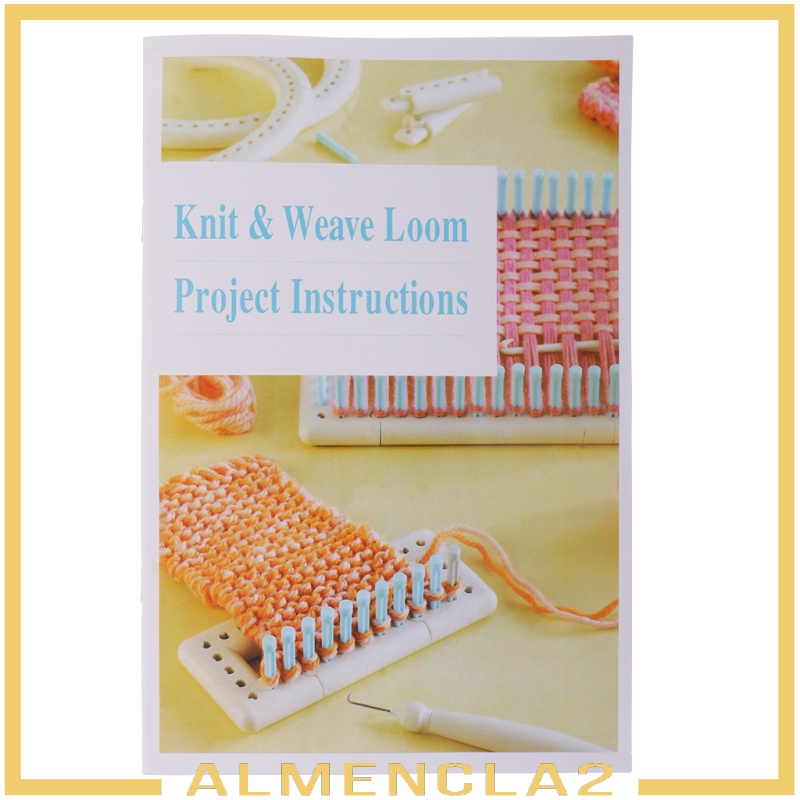 [ALMENCLA2] Knitting Looms Crochet Yarn Needles Board Craft Kit Socks Gloves Hats Making