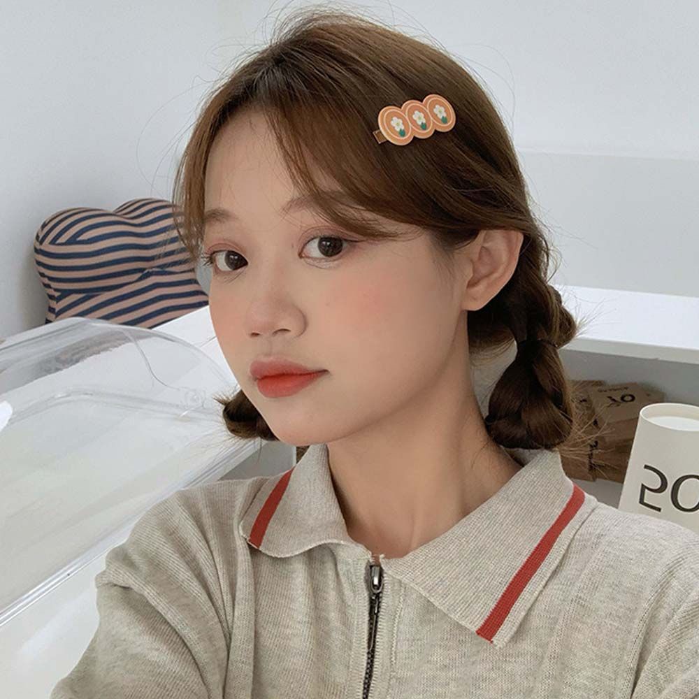 Kẹp tóc hình hoa tulip dễ thương phong cách Hàn Quốc cho nữ