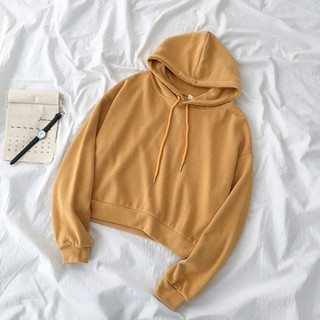 Áo hoodie nỉ trơn basic