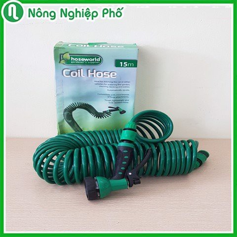 Bộ Vòi Phun Nước Thông Minh Coil Hose 15m