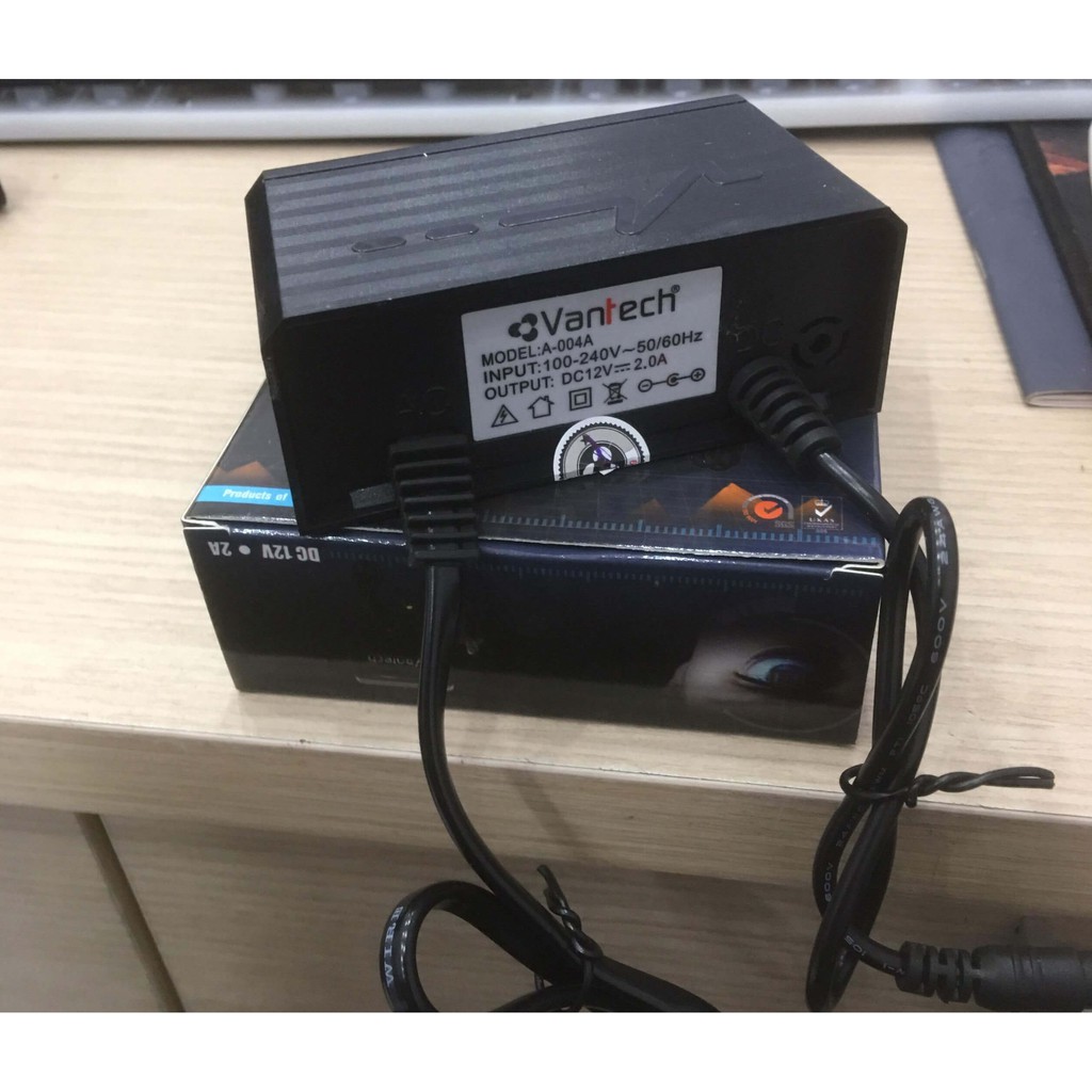 Nguồn VANTECH 12V 2a cho camera