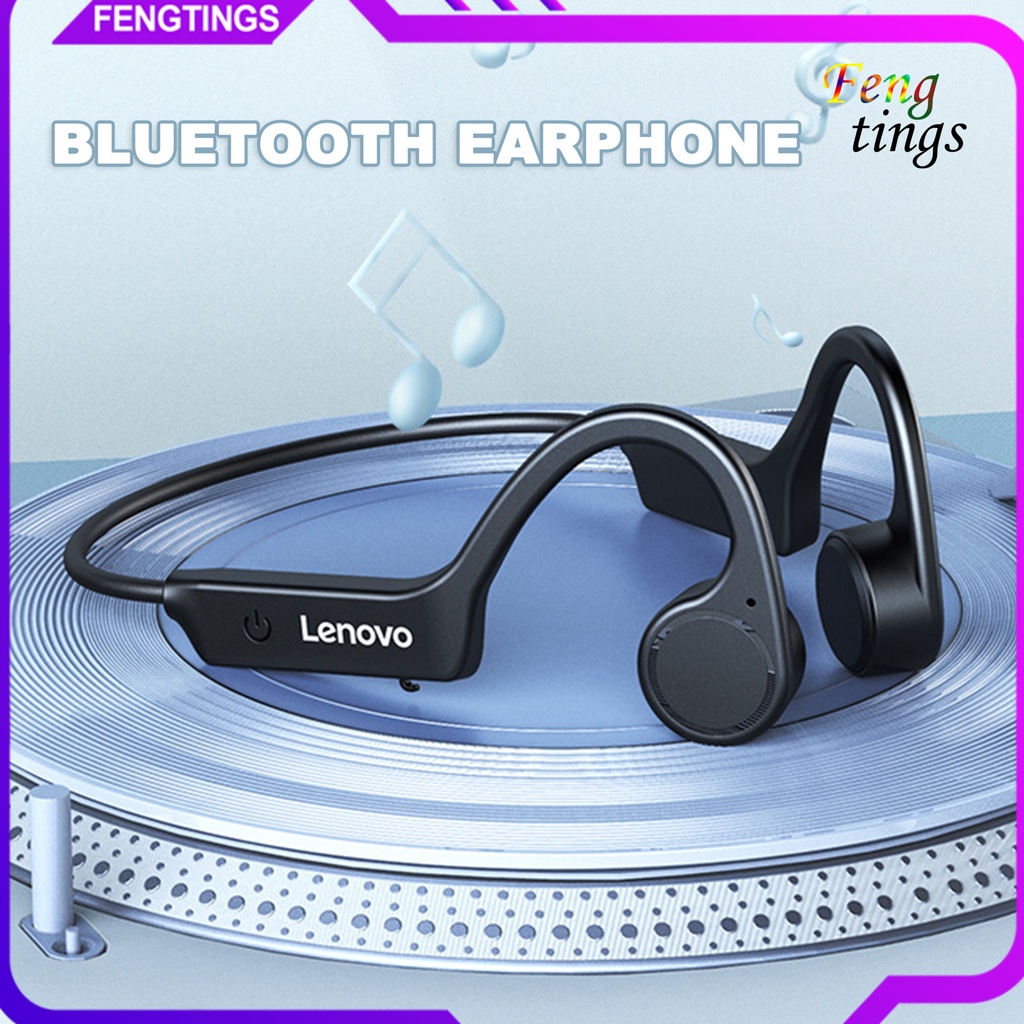 Tai Nghe Bluetooth Không Dây Chống Nước Có Móc Tai Tiện Dụng Cho Lenovo X4
