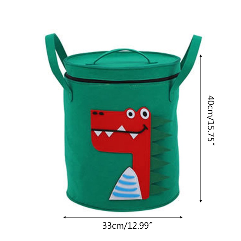 Hộp Đựng Đồ Chơi Gọn Gàng Họa Tiết Hoạt Hình Có Nắp Đậy Tiện Lợi