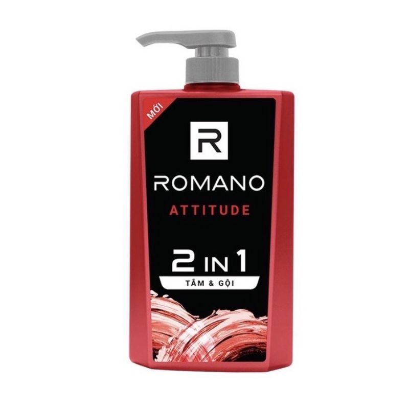 Tắm gội Romano 2IN1 650g ( có 4 mầu như hình)
