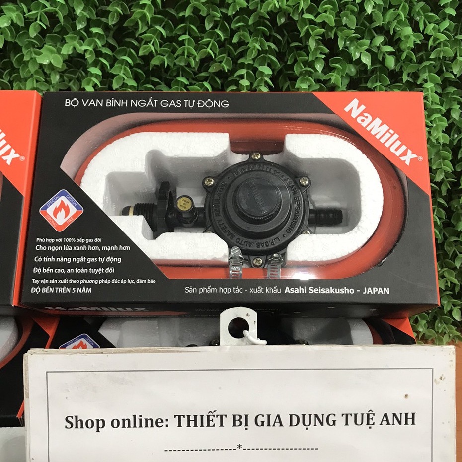 Bộ van dây gas Namilux điều áp ngắt gas tự động NA-345S - Hàng chính hãng
