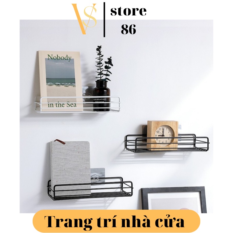 Kệ Sắt Dán Tường Nhà Tắm,Kệ Hình Chữ Nhật Cho Nhà Bếp ,Tiện Lợi, Dễ Sử Dụng, Siêu Chắc Chắn