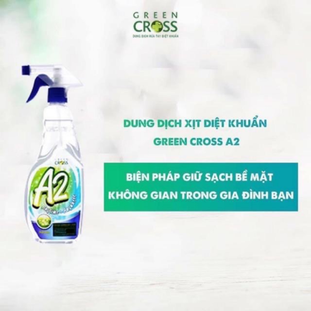 Dung dịch xịt diệt khuẩn Green cross A2