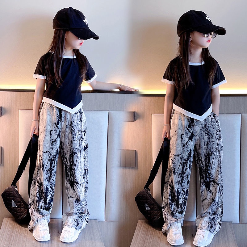 Áo Thun Tay Ngắn Thời Trang Mùa Hè Dành Cho Bé Gái