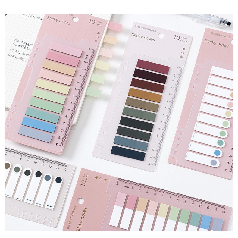 Set 200 giấy dán ghi chú với họa tiết dễ thương