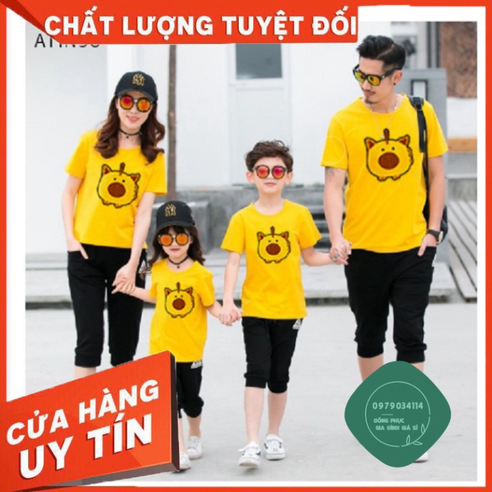 Áo Thun in hình đồng phục nhóm - team, áo gia đình, áo đi biển [FREE thiết kế theo yêu cầu]