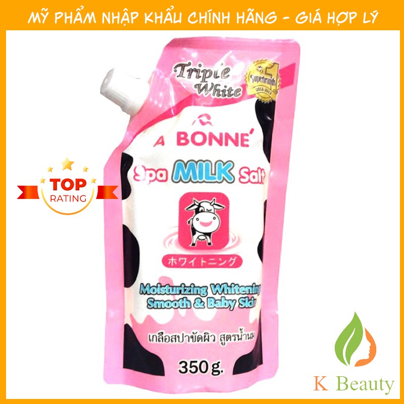 Muối tắm sữa bò tẩy tế bào chết A Bonne Spa Milk Salt Thái Lan 350gr