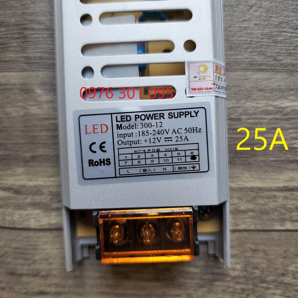 Nguồn Tổ Ong Dẹp Dài 12v Siêu Mỏng, Nguồn Led Đũa 12v