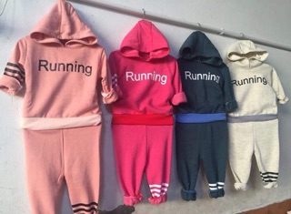 Combo 2 bộ nỉ bông cho bé
