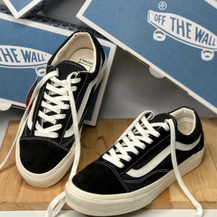 ⚡𝗕𝗜𝗚 𝗦𝗔𝗟𝗘⚡Gìay thể thao 𝐕𝐀𝐍𝐒 VAULT OLD SKOOL MÀU ĐEN nam nữ Giầy sneaker Van buộc dây Hot Trend 2022