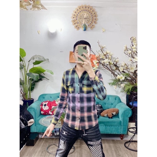 Sơ Mi Loang Màu Cao Cấp