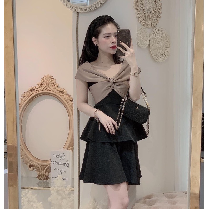 Set đồ nữ cá tính, set váy ngắn áo quây đi chơi sang chảnh mùa hè đẹp 8A00142 | BigBuy360 - bigbuy360.vn
