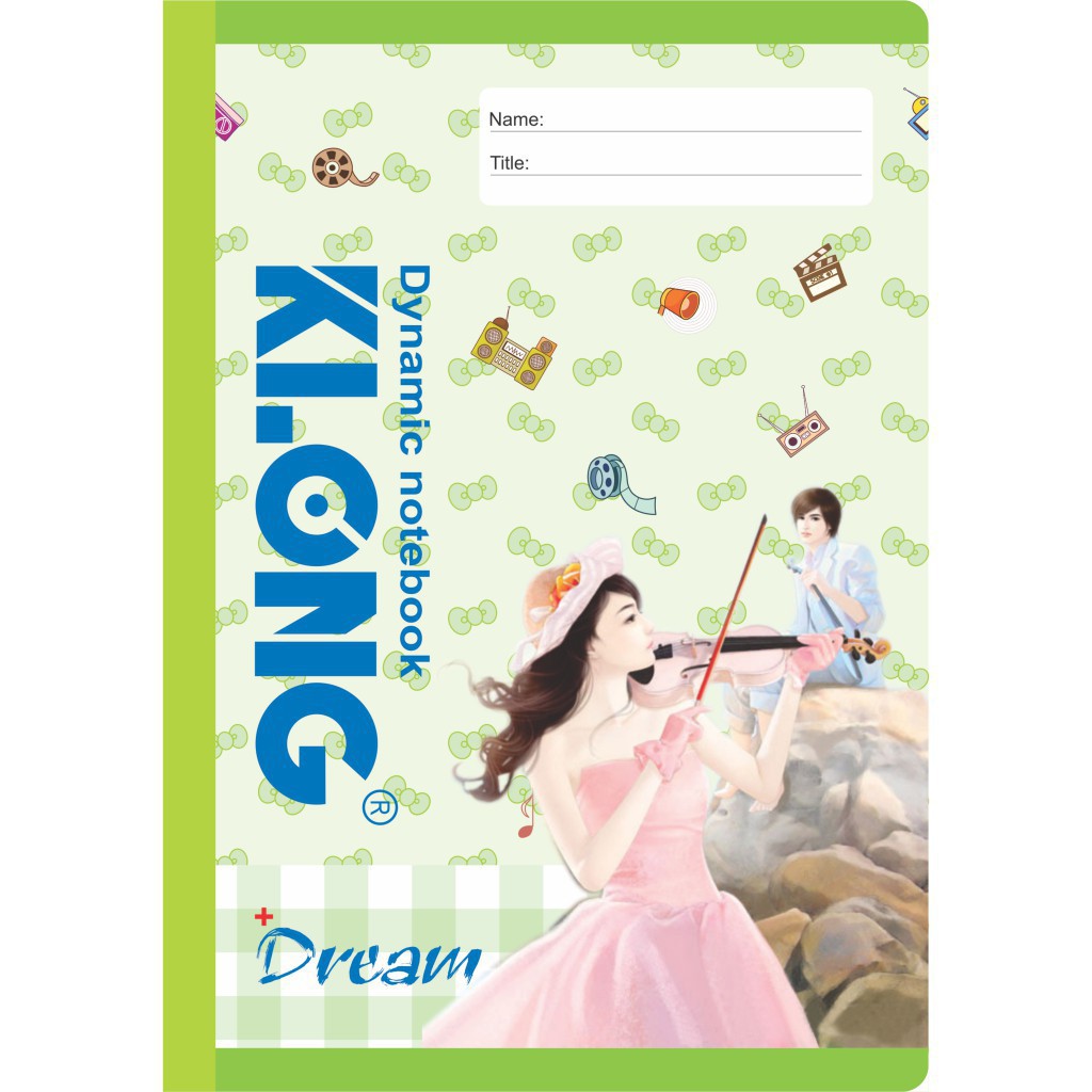 Vở kẻ ngang Klong Dream - 120 trang; MS 859 - khách sỉ ib