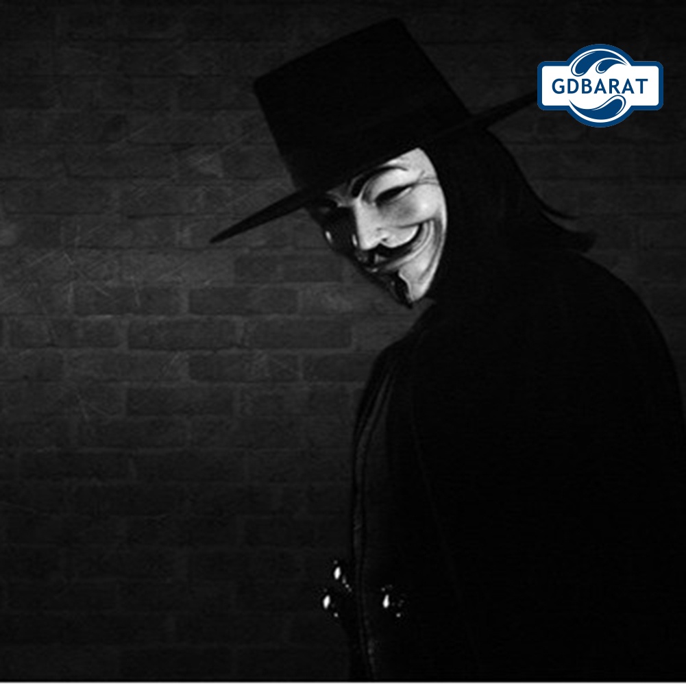 Mặt Nạ Hóa Trang Nhân Vật Anonymous Hacker V for Vendetta Master