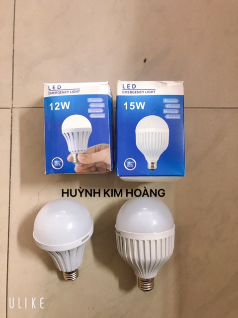 BÓNG ĐÈN LED TÍCH ĐIỆN 12W-15W CÚP ĐIỆN SÁNG