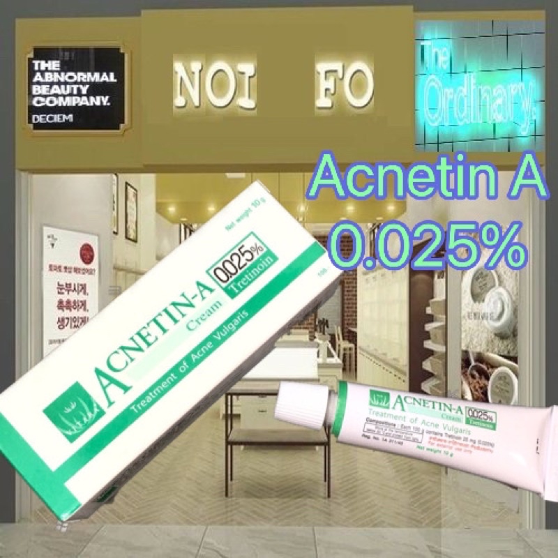 Kem giảm mụn Acnet Tre. 0,025∫