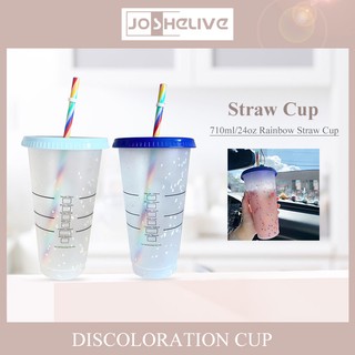 Cốc Nước STARBUCKS Đổi Màu 710ml 24oz