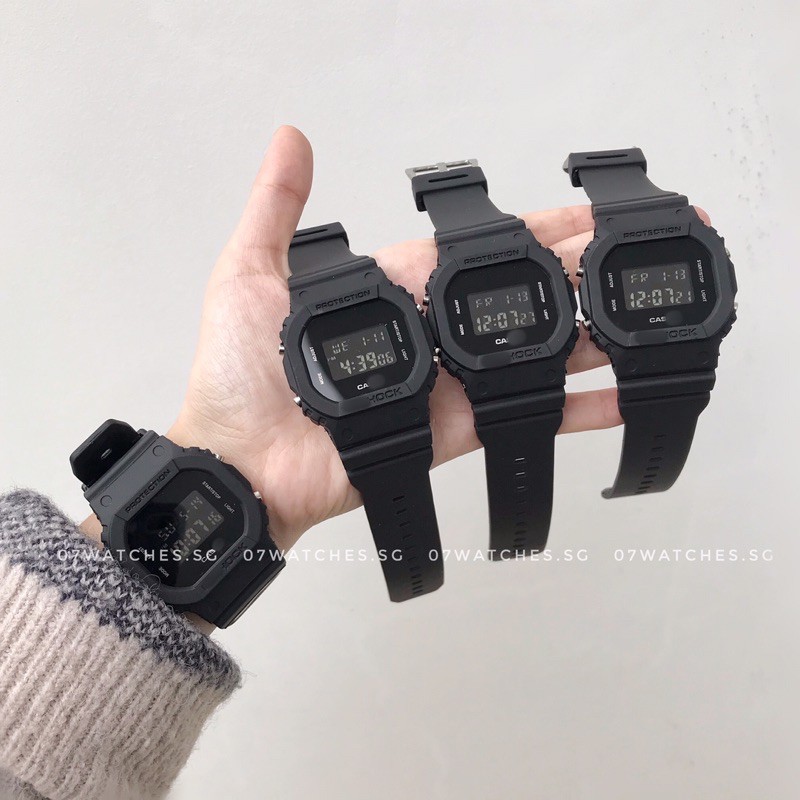 [Sẵn hàng] Đồng hồ cho nam và nữ thể thao năng động trẻ trung GXS56 Đen | BigBuy360 - bigbuy360.vn