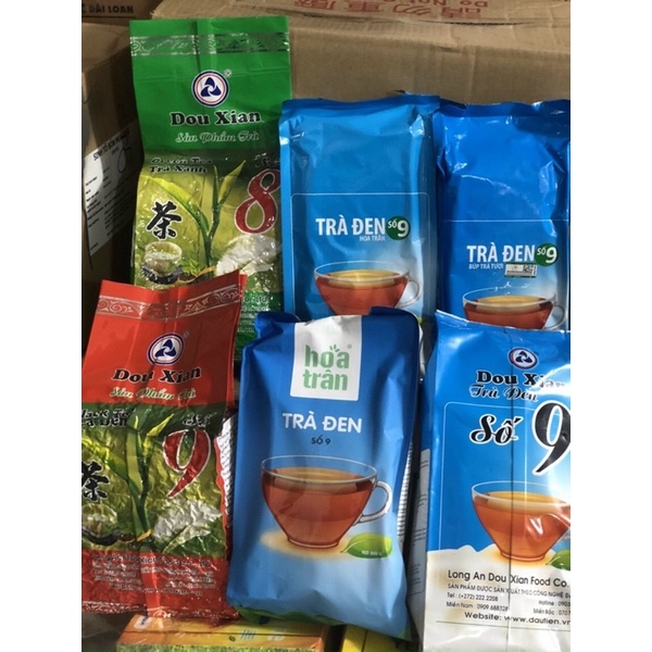 hồng trà xanh dương số 9 pha trà sữa 500g- - -