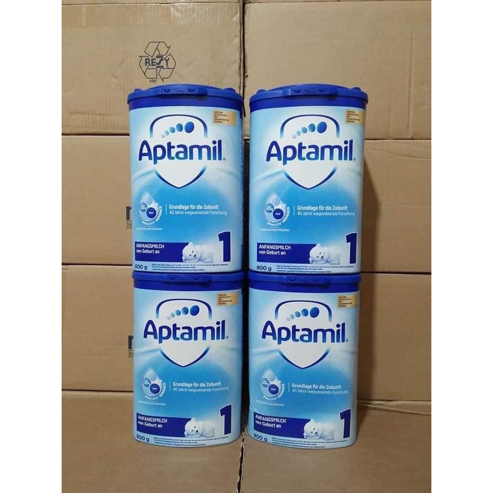 [DATE XA] Sữa Bột APTAMILK  ĐỨC 800gr SỐ 1,2,3 Hàng Air, Aptamil Hộp Cao Xanh