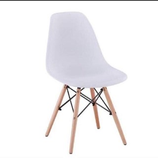 Ghế Eames chân gỗ sồi dành cho văn phòng, cafe