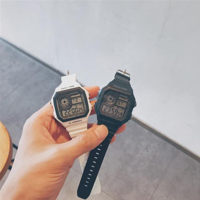 Đồng hồ nam thể thao Shhors size 42mm mặt vuông siêu độc [HÀNG XỊN] | BigBuy360 - bigbuy360.vn