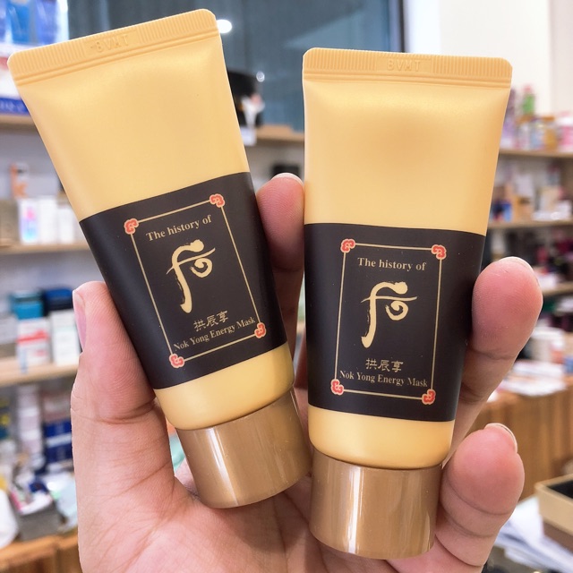 Mặt nạ nóng Whoo Hàn Quốc tuýp 30ml set 4 tuýp 500k
