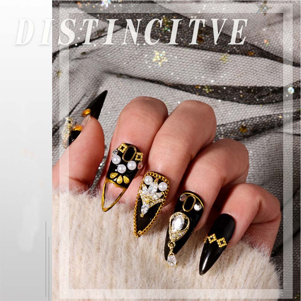 CHARMS Phụ Kiện Trang Trí Móng Tay 3D Diy