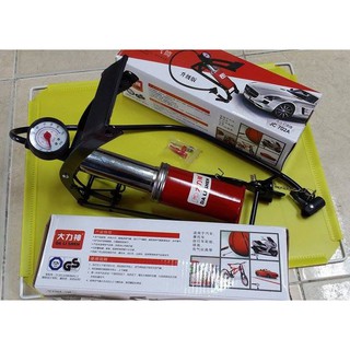 Bơm lốp xe máy, ô tô đạp chân Deluxe CN-200