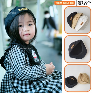 Mũ Nồi Cho Bé Gái Trai Tiệm Nhà He Nón Beret Trẻ Em Siêu Ngầu