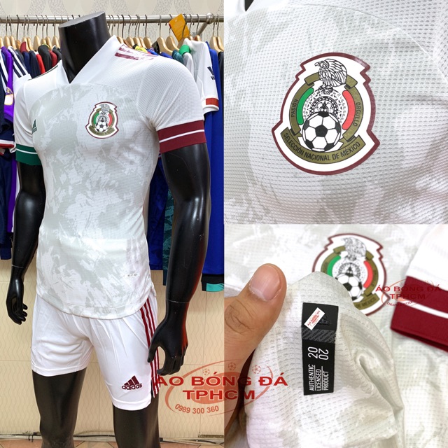 Đội tuyển MEXICO 2020 - Áo Bóng Đá bản PLAYER - màu trắng