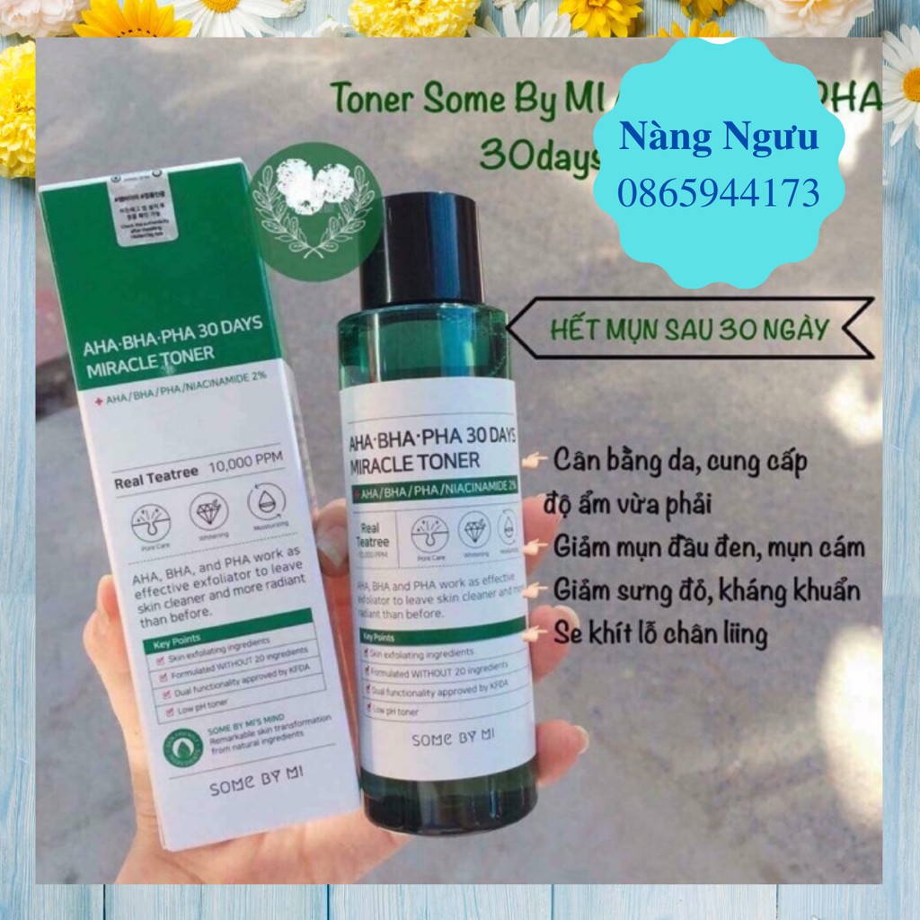 Nước Hoa Hồng Ngăn Ngừa Mụn Some By Mi AHA-BHA-PHA 30 Days - Toner Dưỡng Ẩm Kiềm Dầu Cho Da Dầu Mụn 150ml Số 1 Hàn Quốc | BigBuy360 - bigbuy360.vn